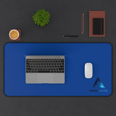ApexMatz Pro Series Cobalt Blue Gaming Deskmat - Extra Large Minimalist Performance Mouse Pad