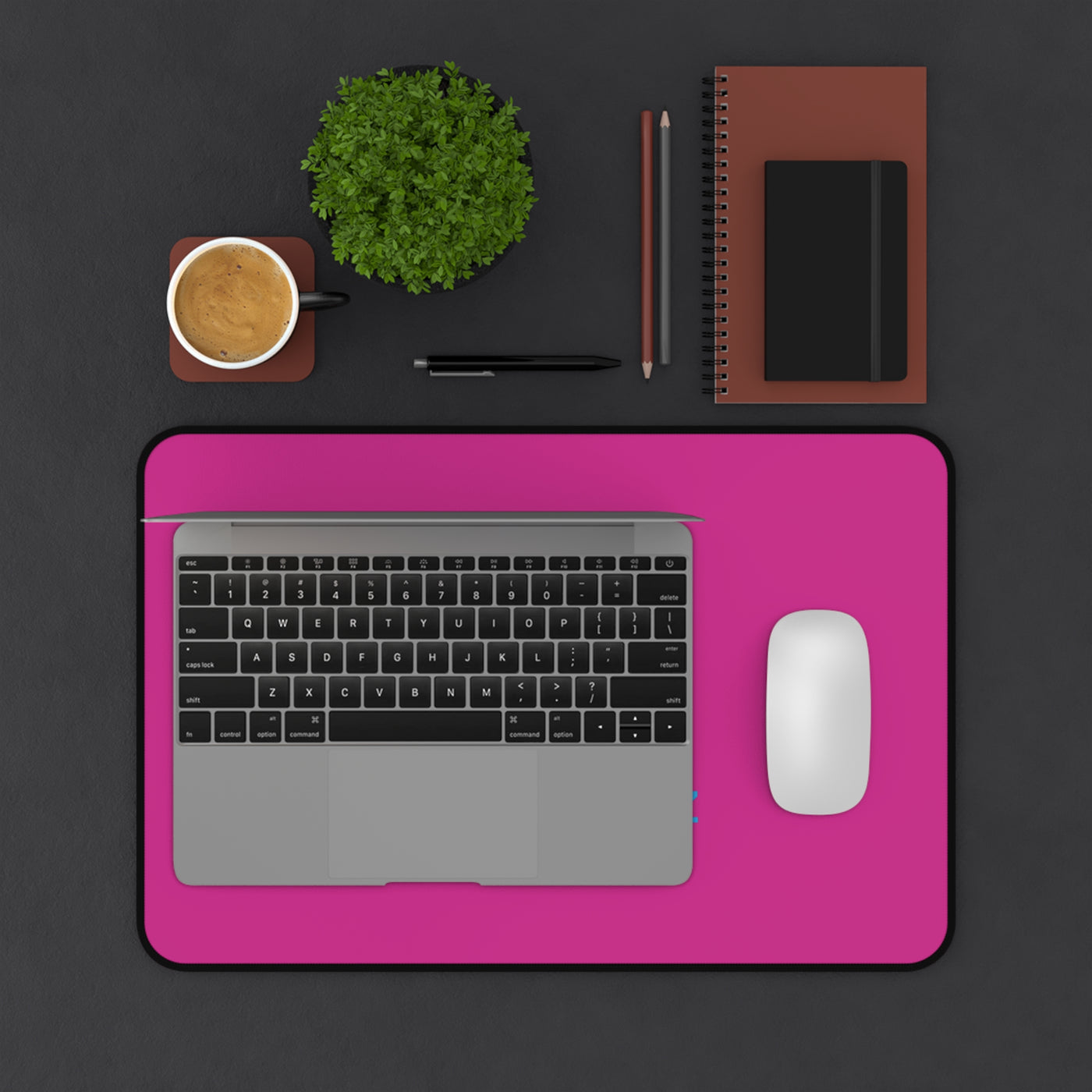 ApexMatz Pro Series Rose Pink Gaming Deskmat - Minimalist Performance Mouse Pad