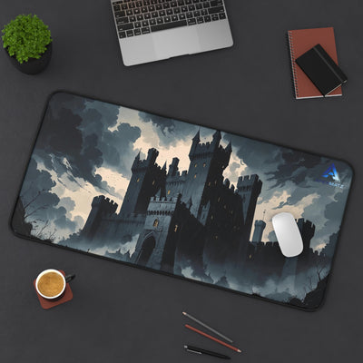 ApexMatz Shadowfell Keep Gaming Deskmat - Large Gothic Fortress Fantasy Mouse Pad