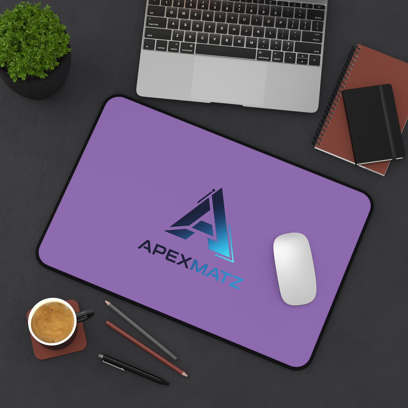 ApexMatz Pro Series Lavender Gaming Deskmat - Minimalist Performance Mouse Pad