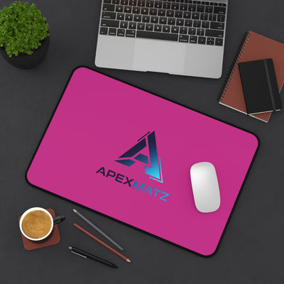 ApexMatz Pro Series Rose Pink Gaming Deskmat - Minimalist Performance Mouse Pad