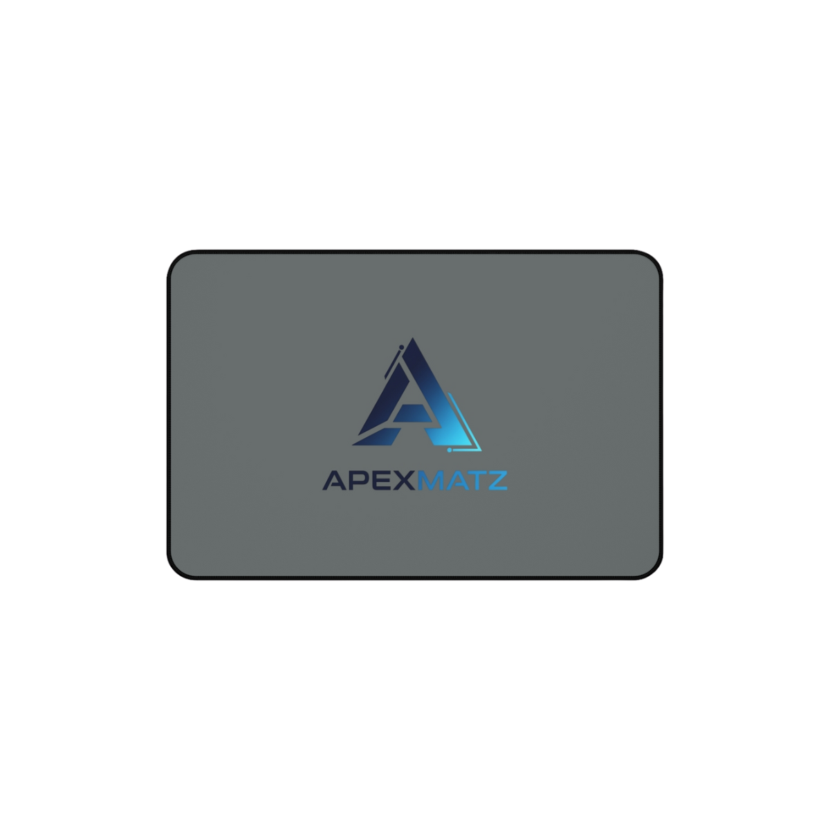 ApexMatz Pro Series Gun Metal Gray Gaming Deskmat - Minimalist Performance Mouse Pad