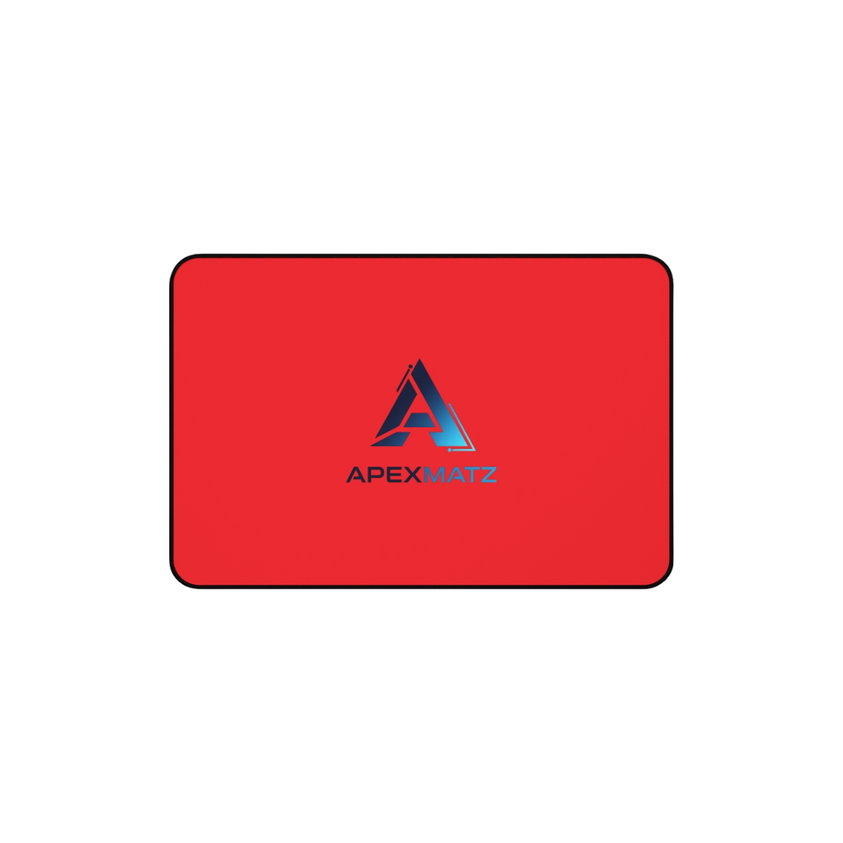 ApexMatz Pro Series Red Gaming Deskmat - Minimalist Performance Mouse Pad